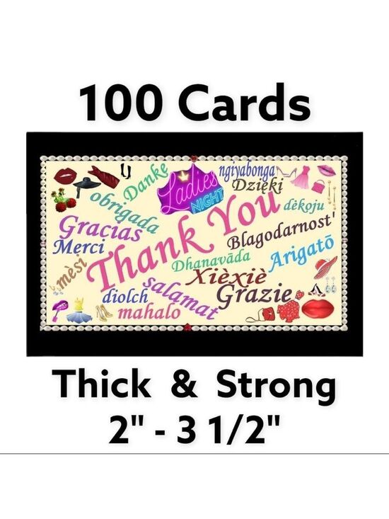 Mailers And More Other - 100 Cards Fashion Makeup Ladies Night. PRICE IS FIRM 2" - 3 1/2"
